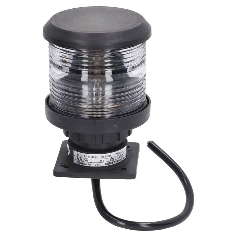 CFTGIW 25W LED Marine Navigation Boat Light 2n.m Sichtbarkeit Rund IP56 Masthead Deck Lampe Marine LED Masthead Lightmasthead Deck. von CFTGIW