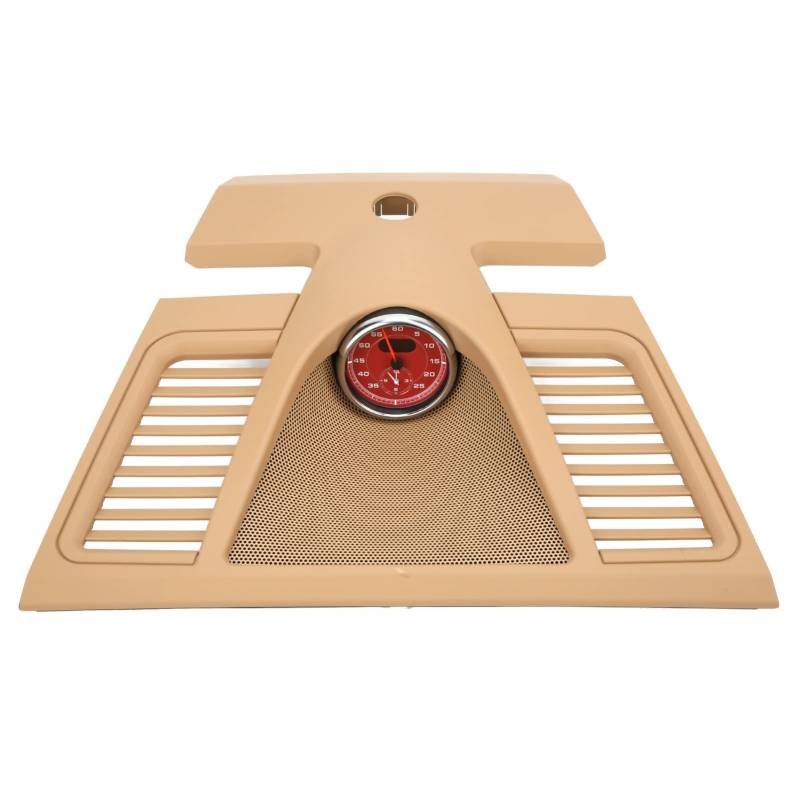 CFTGIW Beige Board Clock Upper Cover Instrument Panel Trim 970 552 151 01 6W0 Ersatz für 20102 (Leuchtend rote Stoppuhr) von CFTGIW