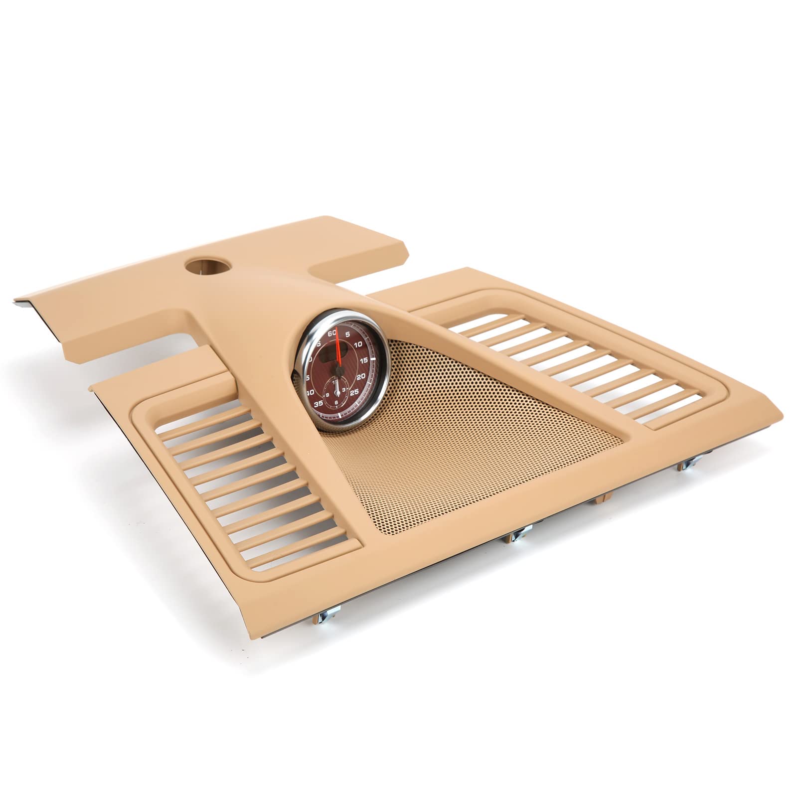 CFTGIW Beige Board Clock Upper Cover Instrument Panel Trim 970 552 151 01 6W0 Ersatz für 20102 (dunkelrote Stoppuhr) von CFTGIW