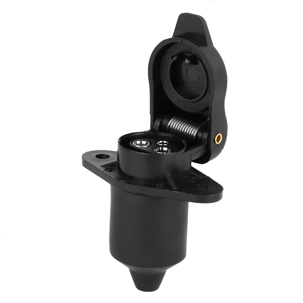 CFTGIW Plastik 3 -Stift -Anhänger Steckverkabelungsstecker Adapter für Anhängerreifen Sicherstellen CFTGIW Plastik 3 -Stift -Anhänger Steckverkabelungsstecker Adapter für Anhängerreifen Sicherstellen von CFTGIW