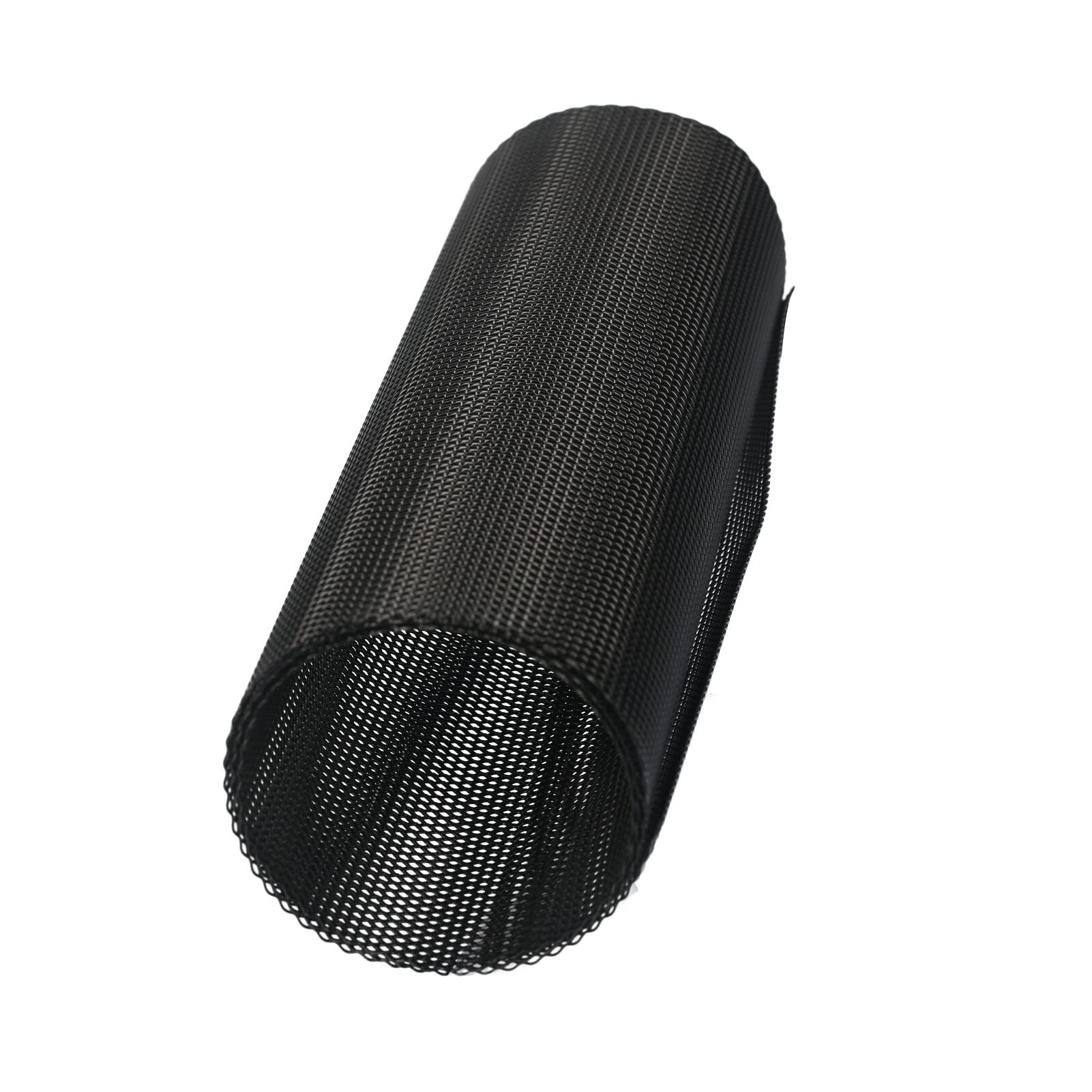 CFTGIW Schwarz Bemaltes Aluminiumlegierung Kühlergrill Mesh Roll Automobil Kühlergrill Einsatz Stoßfänger Rhombisches Loch Schwarz aus Premium -Aluminiumlegierung Einfach zu Biegen und von CFTGIW