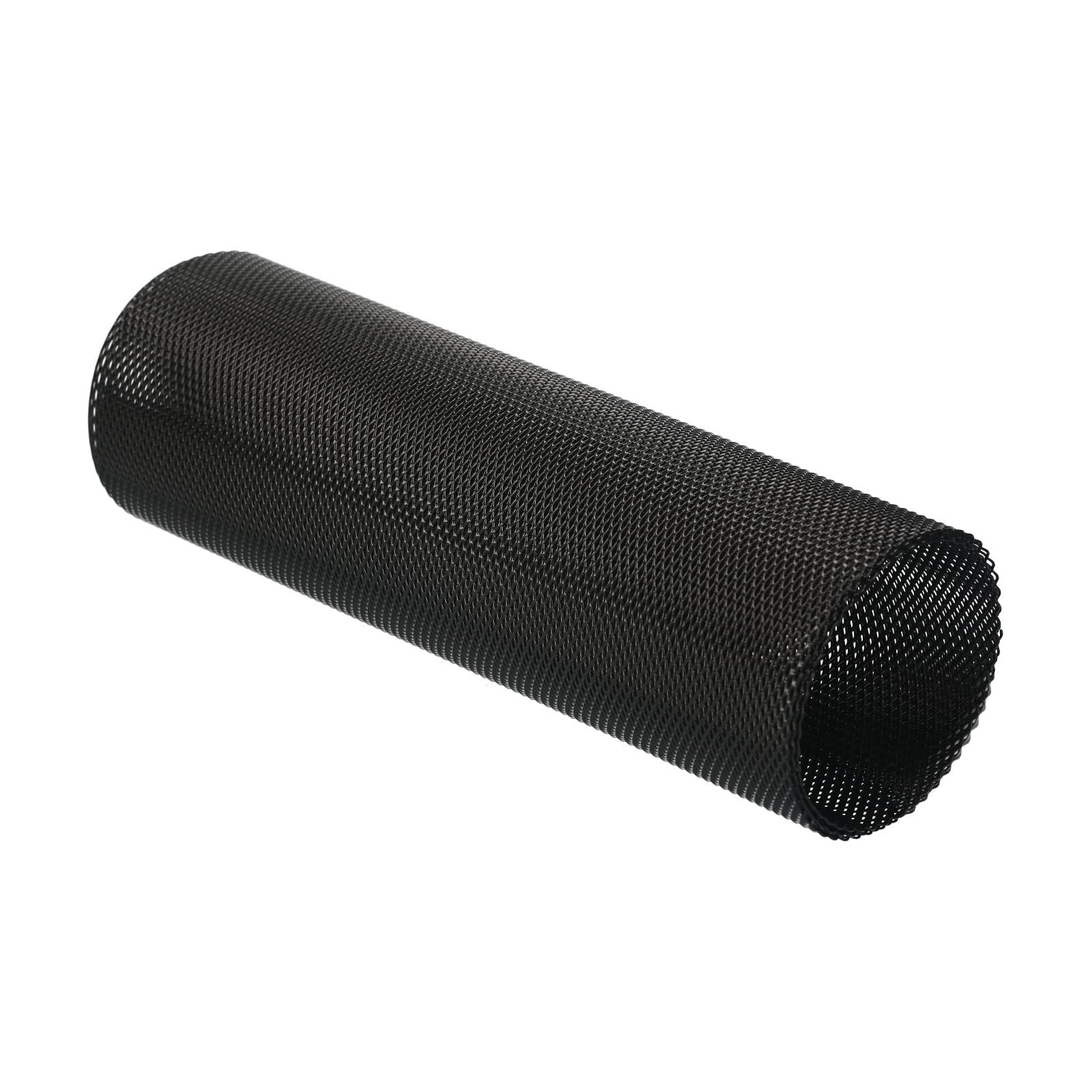 CFTGIW Schwarz Bemaltes Aluminiumlegierung Kühlergrill Mesh Roll Automobil Kühlergrill Einsatz Stoßfänger Rhombisches Loch Schwarz aus Premium -Aluminiumlegierung Einfach zu Biegen und von CFTGIW