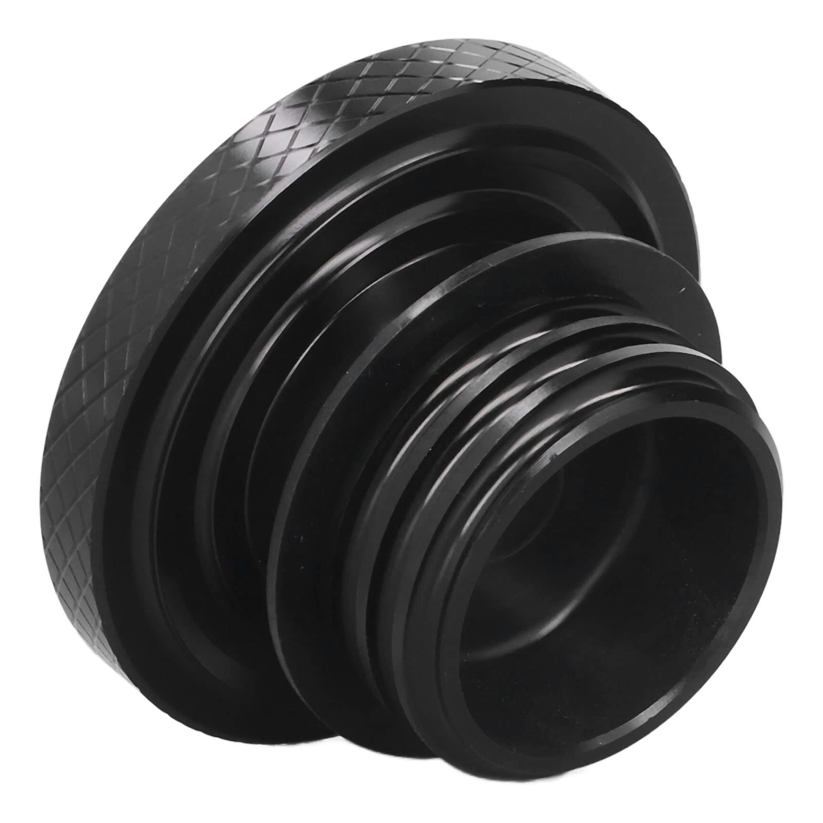 Motorrad Kraftstoff Gasölfüllabdeckung Ersatz für T120 T100 Blackelektrosilvering -Halter (BLACK) von CFTGIW