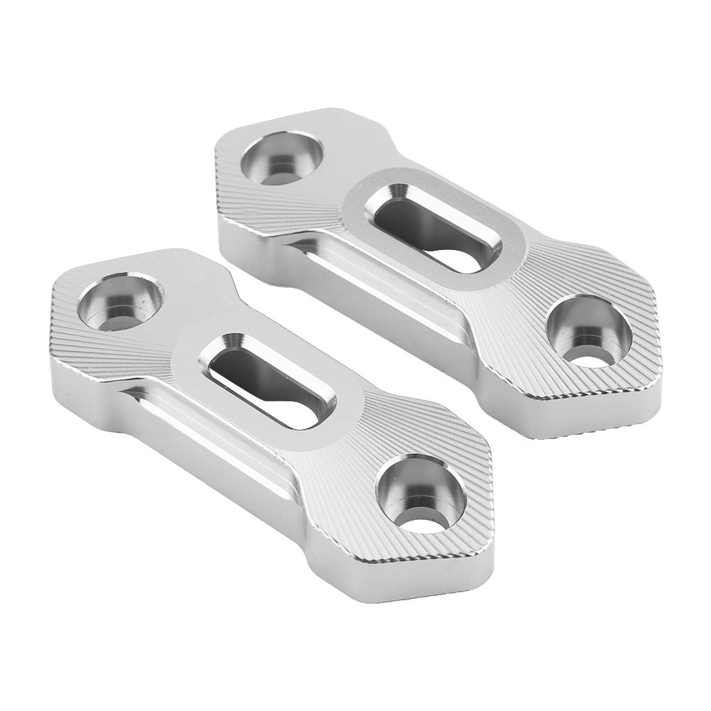 Motorrad Rückspiegel Seitenspiegel Basis Dekorative Abdeckung für 400 （） Kettenrad für das Auto 55T -Kettenrad Auto 55T Heckradrocket MACHTE MACHTE BESSER IHR ORIGUMAU (SILVER) von CFTGIW