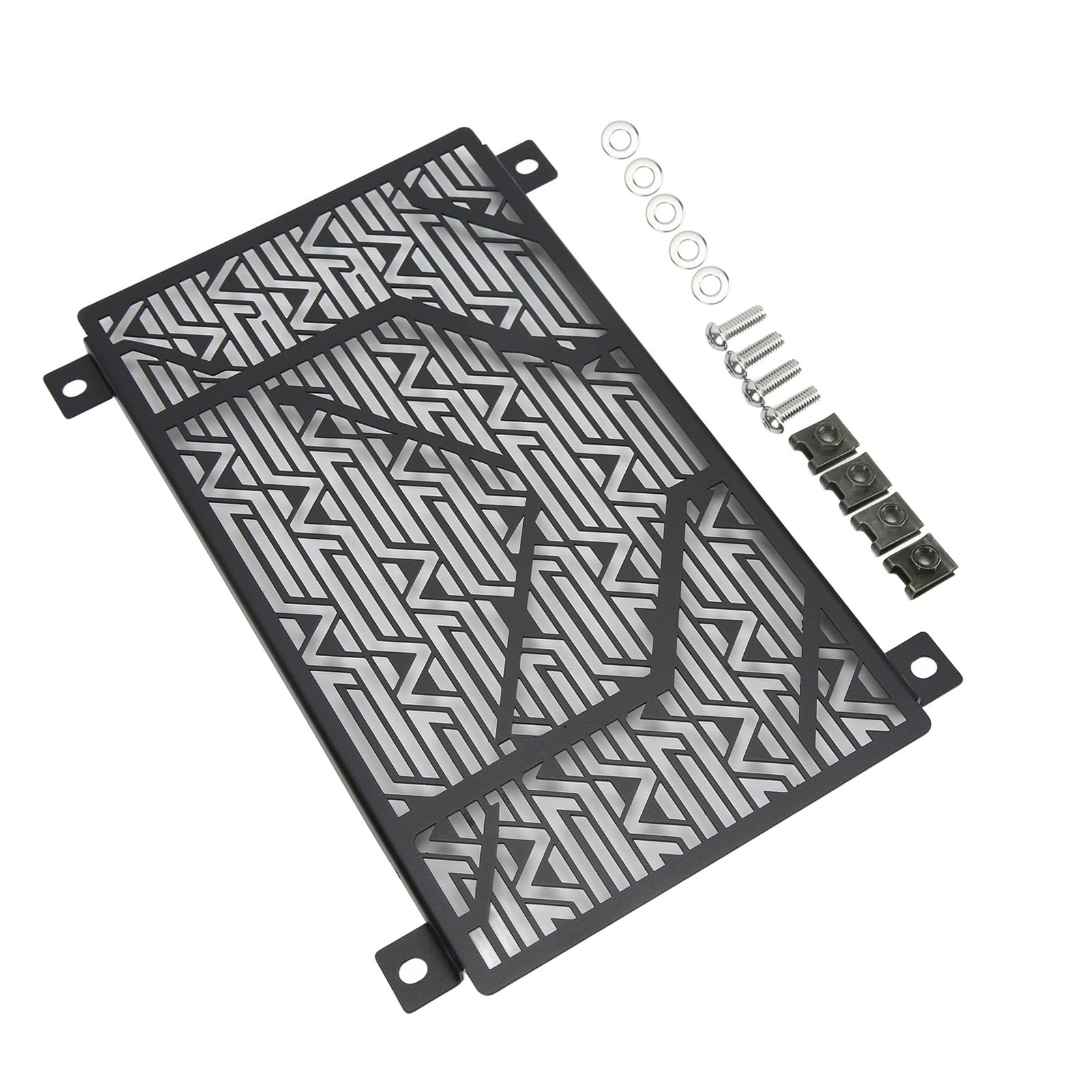 Motorradgitter Edelstahlabdeckung Austausch für 250 300 400 2018+ Nummer A Buchbuch Sind Nummer A Buchbuch Sind 5432091 5434548 Einrichtungsarm des Arms Referenzierung OE OE (Black) von CFTGIW