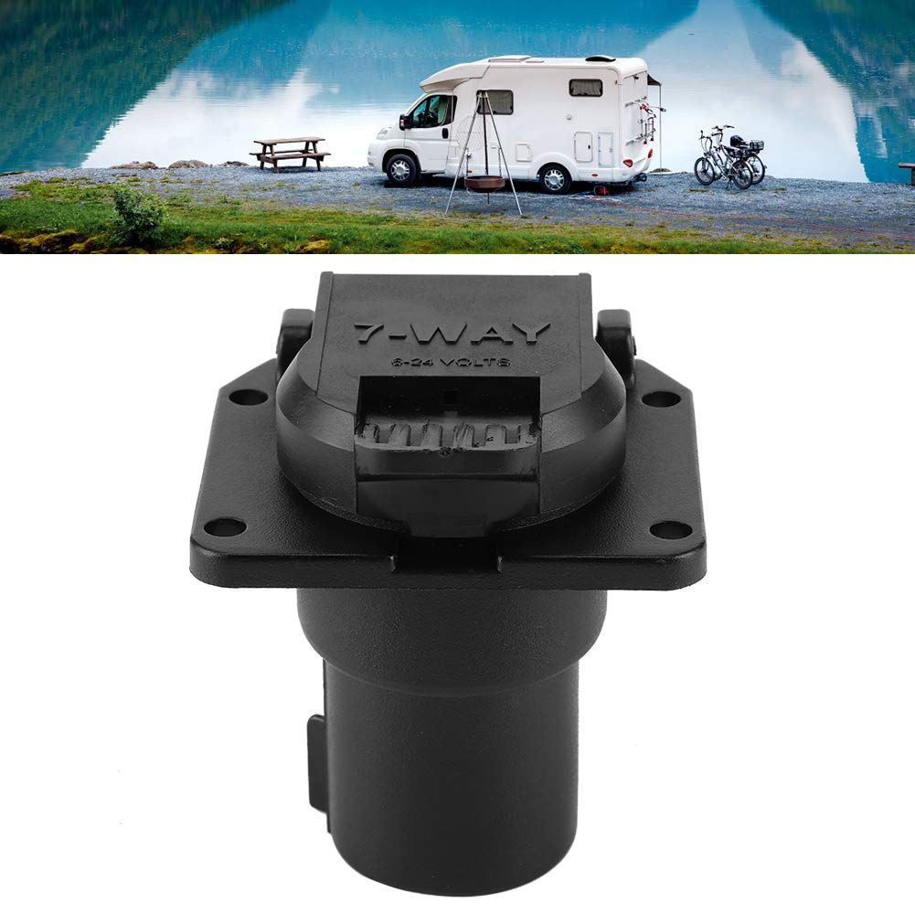Tragbarer 7-Stift-Steckdosen-Steckverbinder-Zubehör US 6-24V für RV-Anhänger TRA Power Socket7 Pin Power Sockettra PO A Federbelastete Conn Tragbarer 7-Stift-Steckdosen-Steckverbinder-Zubehör US 6-24V für RV-Anhänger TRA Power Socket7 Pin Power Sockettra PO A Federbelastete Conn von CFTGIW