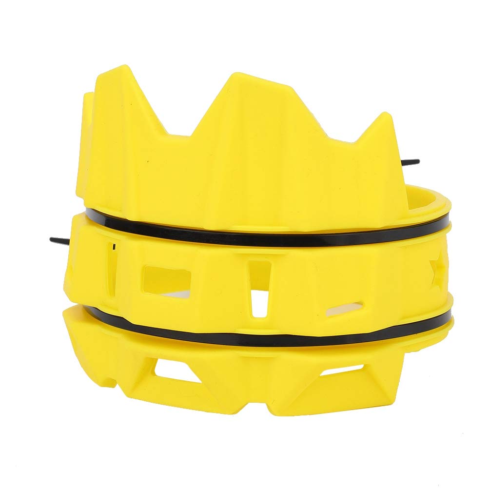 Universal Silikon -Motorrad -Auspuffrohrschutzschutzschutzschutzschutz mit Hoher Temperaturwiderstand für die Modifikation von Rennmotorrad (YELLOW) von CFTGIW