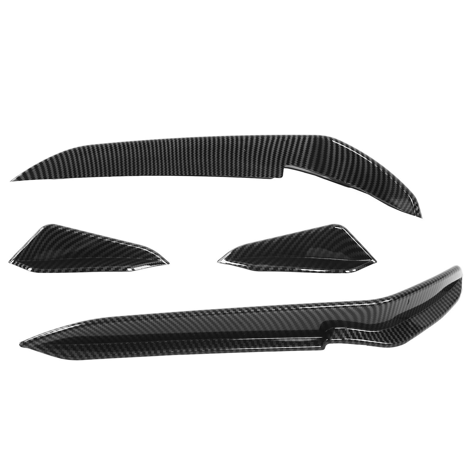 Vordere Stoßfänger Aero Kits Canards Flügel Körper Spoiler Canard Car Adaptions Ersatz füR MK7.5 R 2017? 2020 Carbon Faser Energie Mehr 50 Stunden Energie Mehr 50 Stunden Lebensgefroren von CFTGIW