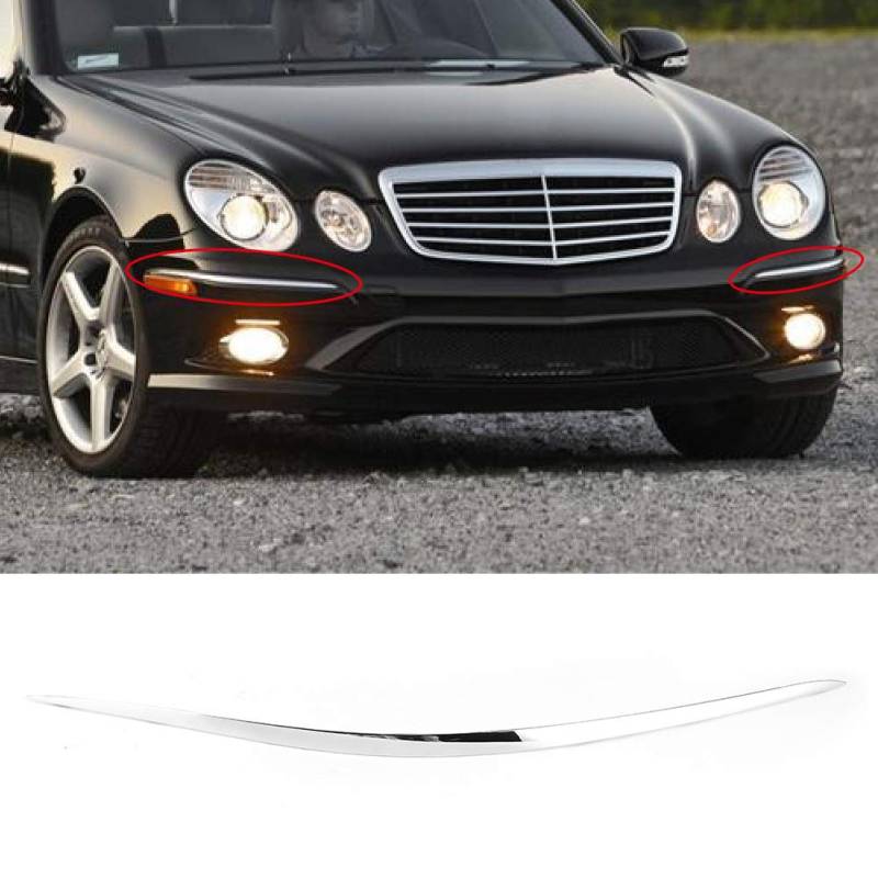 Vordere Stoßfänger -Formtrim für W211 E Klasse E320 E350 E550 E63 Automobilabdeckungen EIN Automobilabdeckung und mit Diesen für den Installationsaustausch Diese (Links) von CFTGIW