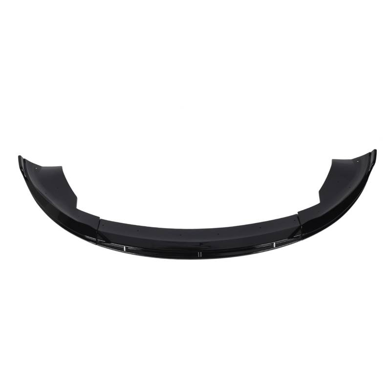 Vordere Stoßfänger Lip SPO SPO Splitter 3 Bühnen Vordere Stoßfänger Lip Body Kit Ersatz für 2023+ Hellschwarze Schwarze Spoilerfront Stoßstange Front Stee Model (Helles Schwarz) von CFTGIW