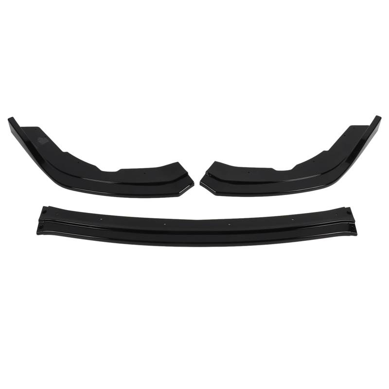 Vordere Stoßfänger Lippenspoiler 3 Segment Typ Auto Stoßfänger Lippensplitter Diffusor Body Kit Ersatz für WRX STI Carbonfaser 2005 2010 Exquisite 2005 2010 Exquisite Einzigartig für Stall (Helles von CFTGIW