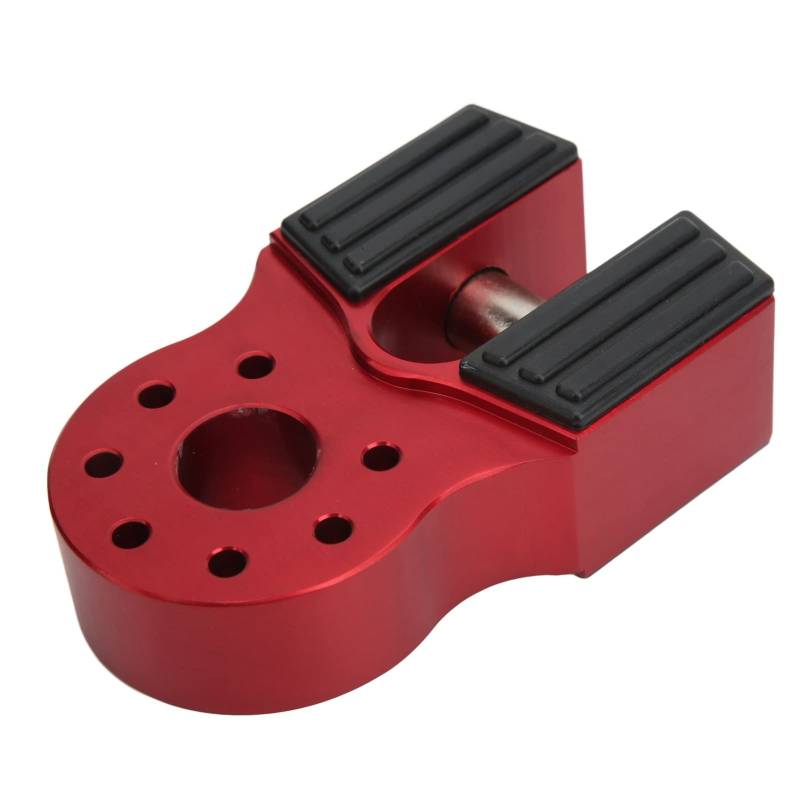 Winch Shackle Mount 16000lb Last Aluminium Gummi -Wache für 3/4in D 3/8in Winching -Seil UTV SUV S1000 Gewichtsleistung S1000 Gewichtsleistung Maximum Gemachtes Edelstahl und von CFTGIW