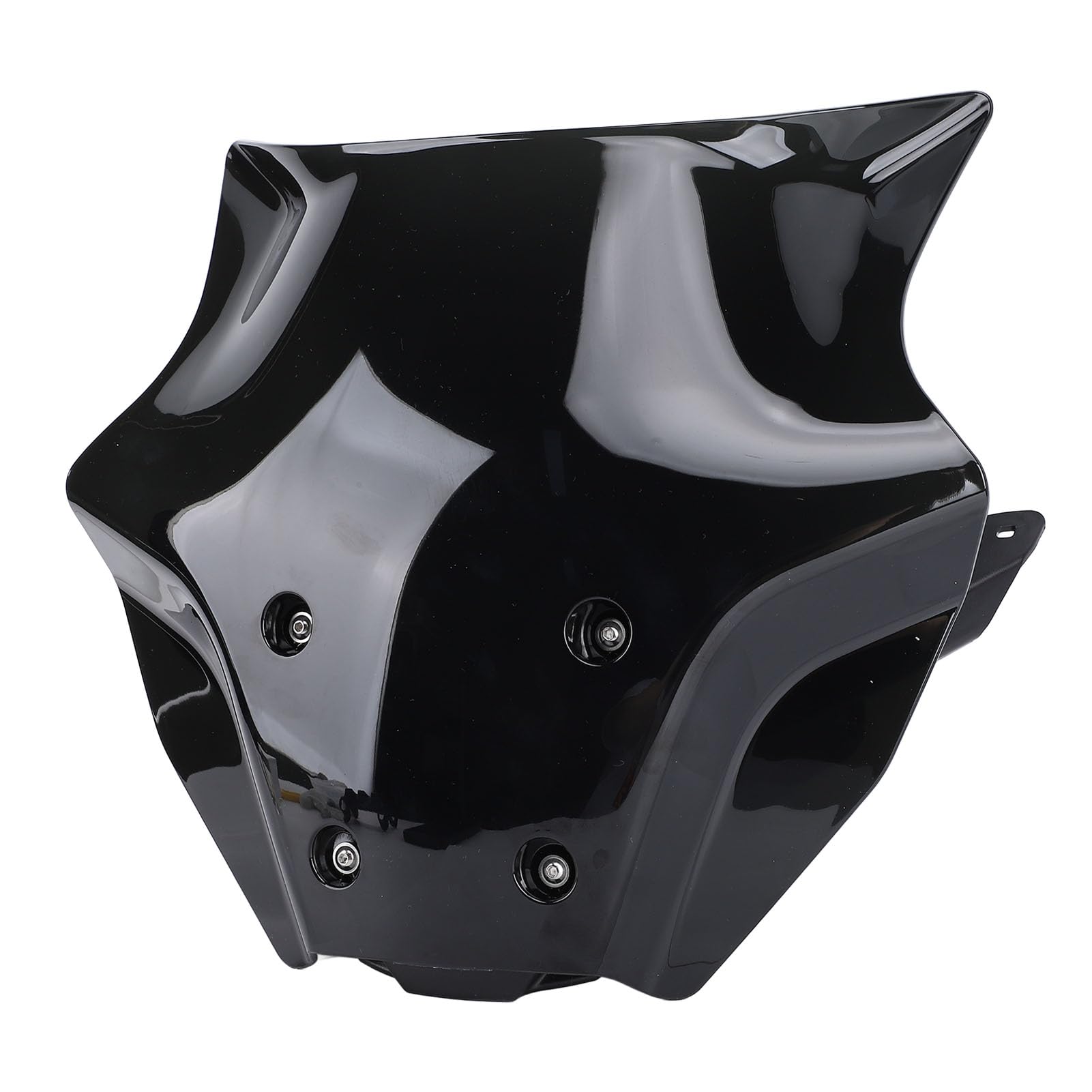 Windschutz Wind Deflektor Motorrad Front Windschutz Scheibe Reduzieren Wind Drag Verbesserte Aerodynamik Windschutz Scheibe Wind Deflektor für MT-09 2024 und Später (BLACK) von CFTGIW