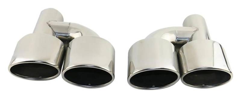Auto Endrohrblenden Für E350 E400 W214 C63 C250 C350 Auto Endrohre Auspuffblende Schalldämpfer Endrohr(Silber) von CFUNMNVBVZ