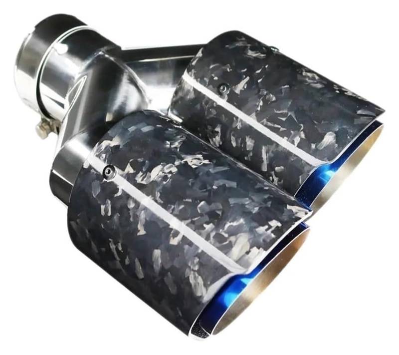 Auto Endrohrblenden Für Endverkleidung Doppelrohr Y-Stil Auspuffendrohr Schalldämpfer Spitzen Doppelendrohr(Inlet 60 Outlet101mm) von CFUNMNVBVZ