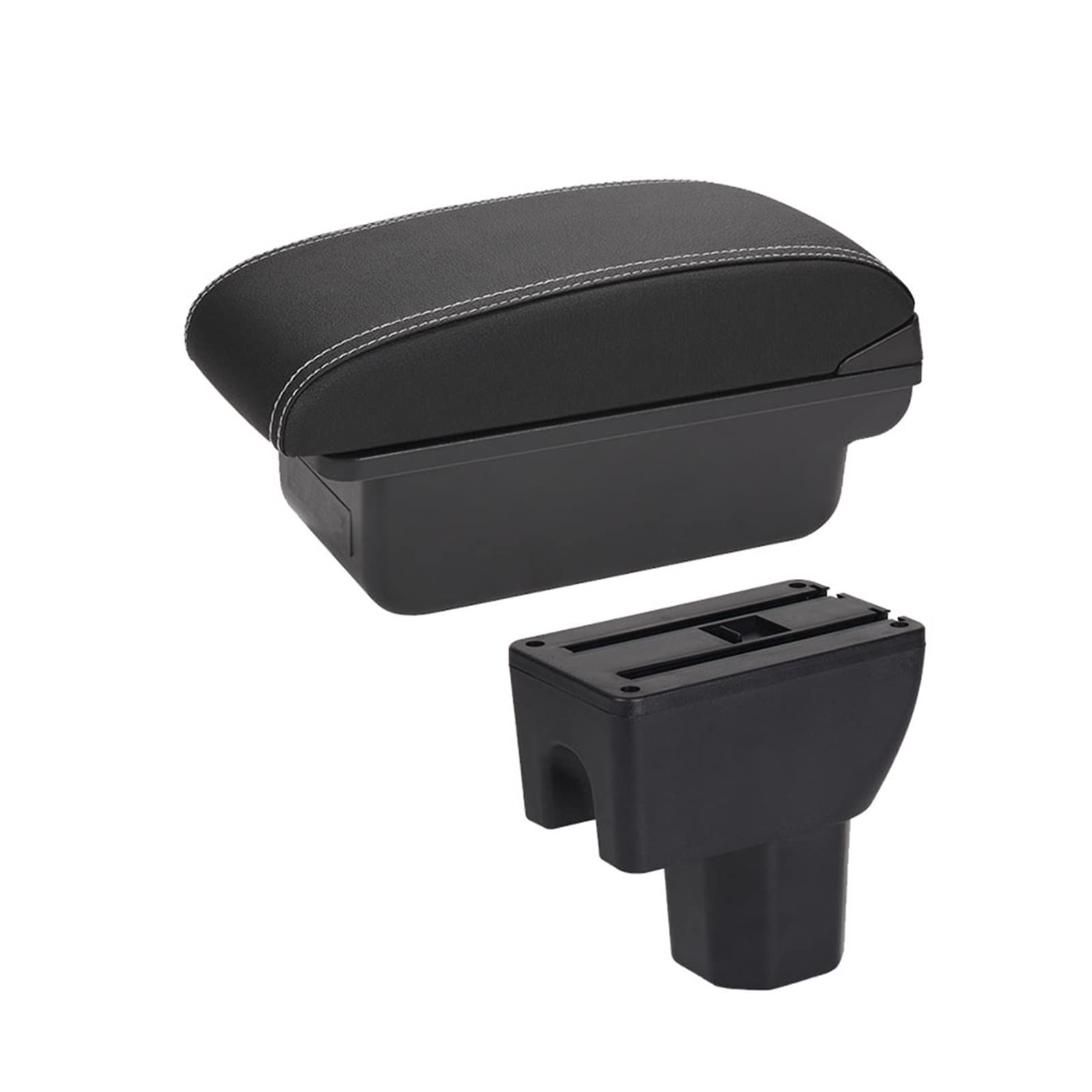 Mittelkonsole Auto-Aufbewahrungsbox Innenraum Autozubehör Für S&UZUKI Für Ignis(C3 black white NOUSB) von CFUNMNVBVZ