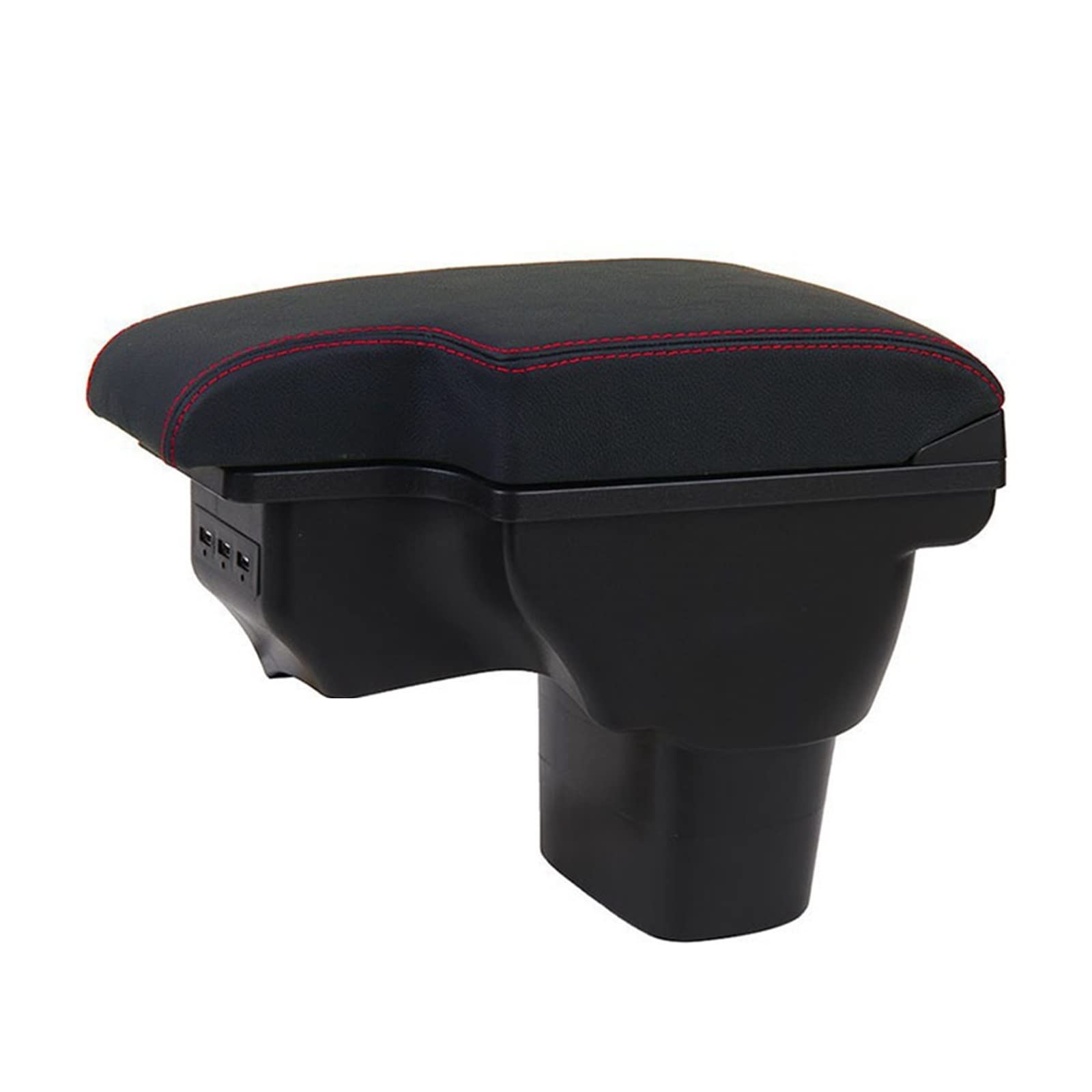 Mittelkonsole Autoinnendetails Autozubehör Aufbewahrungsbox Für ESQ 2010 2011 2012 2013 2014 2015 2016 2017 2018 2019(A1 Black red 3USB) von CFUNMNVBVZ