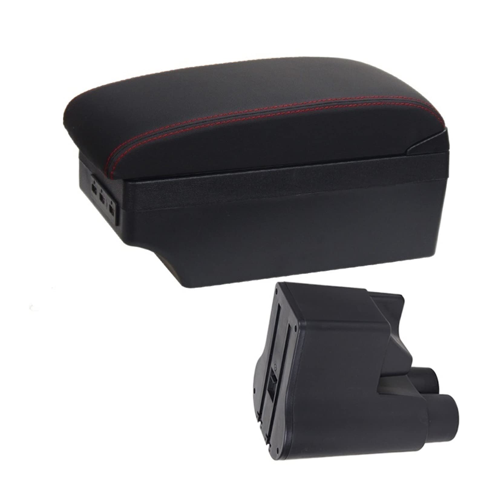 Mittelkonsole Automotive Arch Der Autoindustrie Für Daihatsu Für Sirion Für Materia 2007 2008 2009 2010 2011 2013 2014(A1 Black red 7USB) von CFUNMNVBVZ