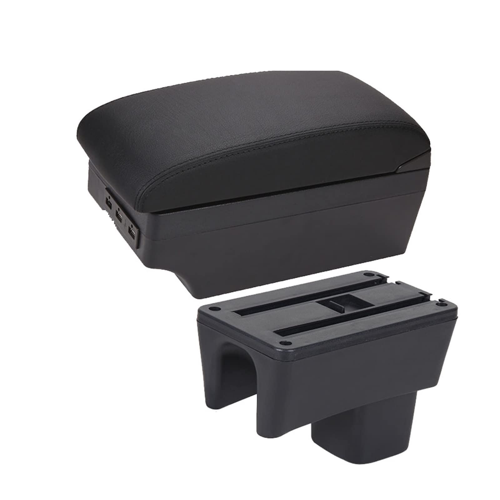 Mittelkonsole Autozubehör Innendetails Für S&UZUKI Für Swift 2005 2006 2007 2008 2009 2010 2011(A2 Black line 7USB) von CFUNMNVBVZ