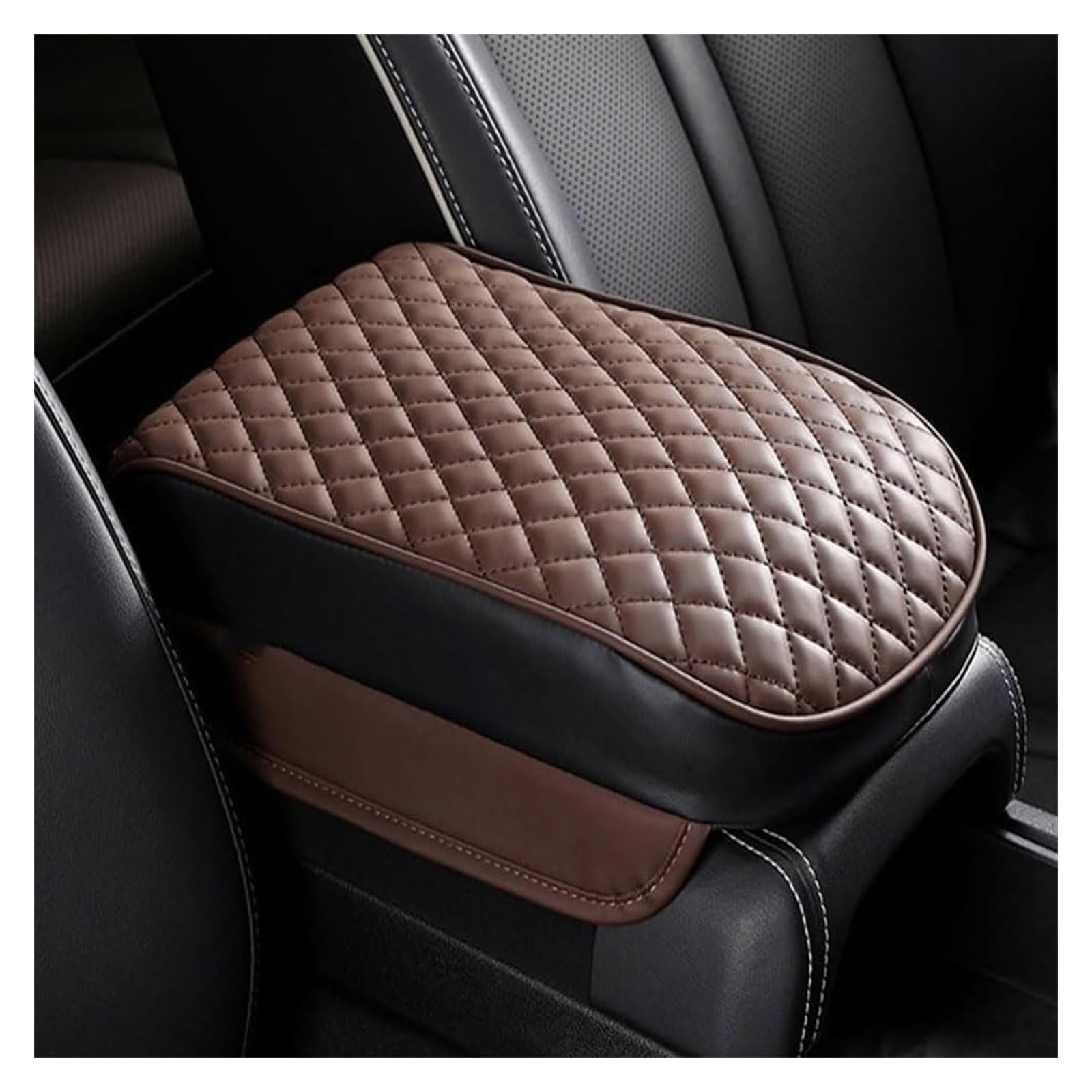 Mittelkonsole Für A&barth 500C Für 500C Esseesse 2008-2015 Wasserdichter Mittelkonsolenschutz Auto Armlehnenkissenpolster(C/Brown) von CFUNMNVBVZ