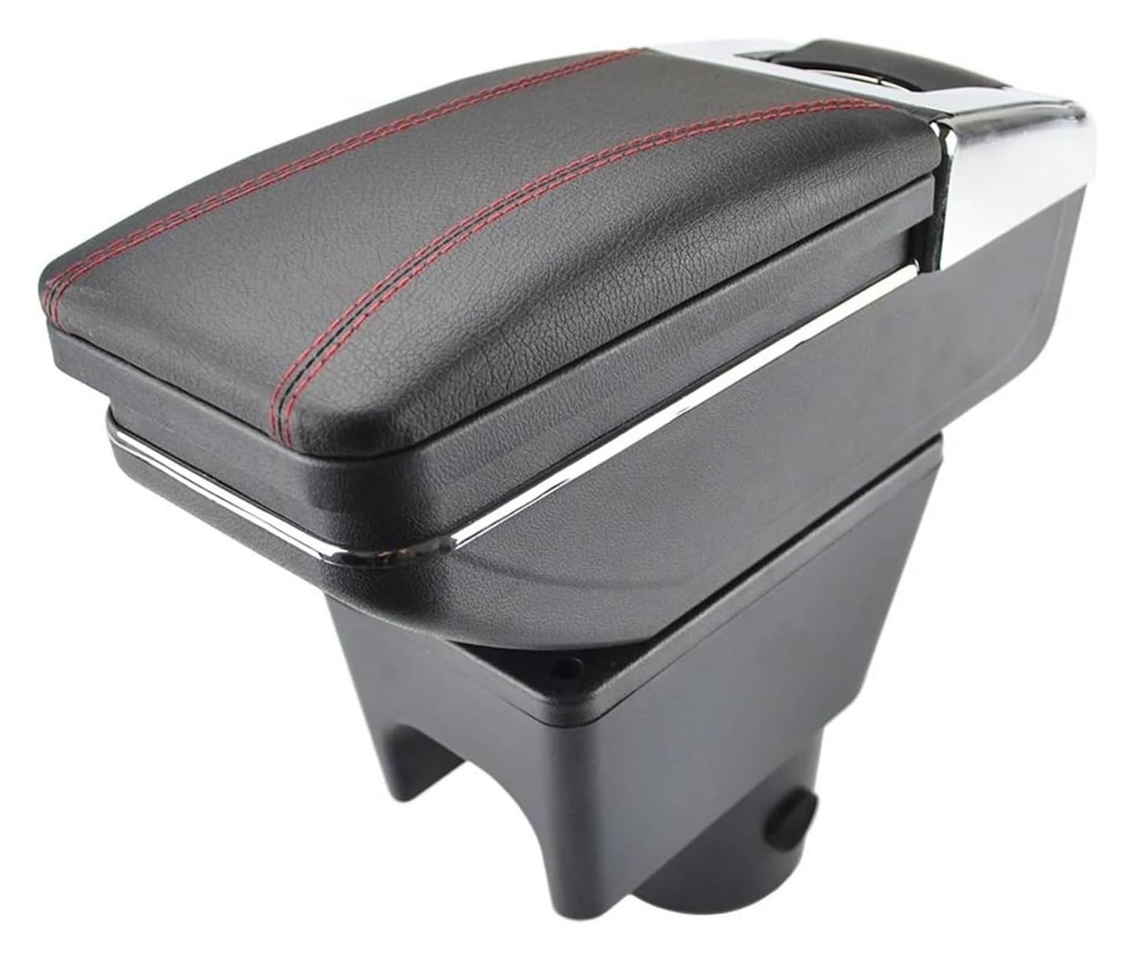 Mittelkonsole Für D&acia Für Duster I 2010-2015 Für Rest Drehbare Aufbewahrungsbox Armlehne Dekoration Mittelarmlehne Konsole(Red thread) von CFUNMNVBVZ