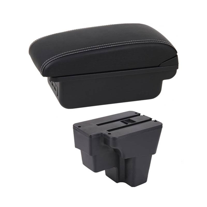 Mittelkonsole Für Daemon Für RIO 2015 2016 2017 2018 2019 2020 2021 Centers Console Storage Car Box(C2 White Line) von CFUNMNVBVZ
