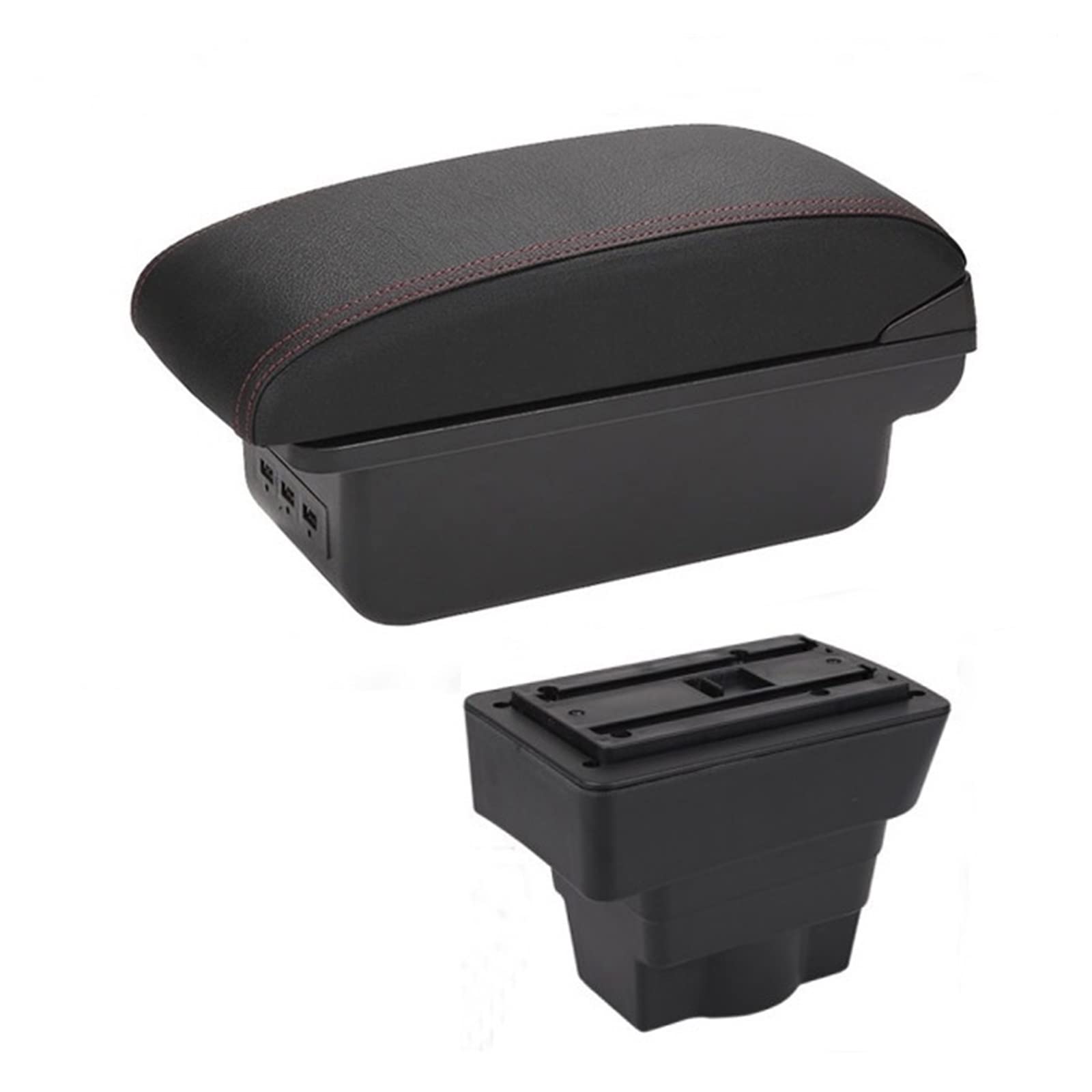 Mittelkonsole Für Den ASTRA J Automobil-Reservoir, Der Zubehör-Aufbewahrungsbogen-Box Auflädt(B-Black red line) von CFUNMNVBVZ