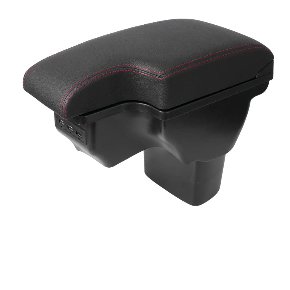 Mittelkonsole Für ESQ 2015 2016 2017 2018 2019 Automobile Hands Force Aufbewahrungsbox Mit Zentralem Griff(Red Wire) von CFUNMNVBVZ