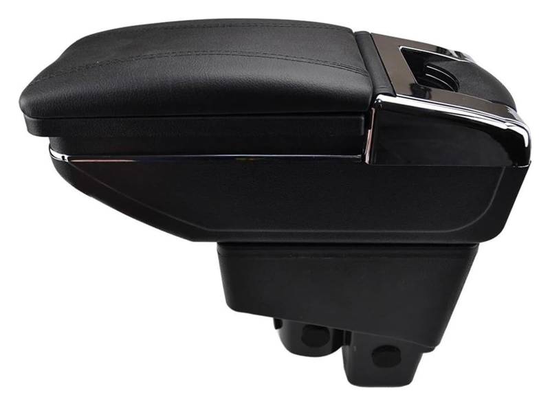 Mittelkonsole Für Fit Für Jazz 2002-2008 Center Center Console Storage Box Fließheck Armlehne Für Rest Drehbare Center Arm Rest Console(Black Thread) von CFUNMNVBVZ