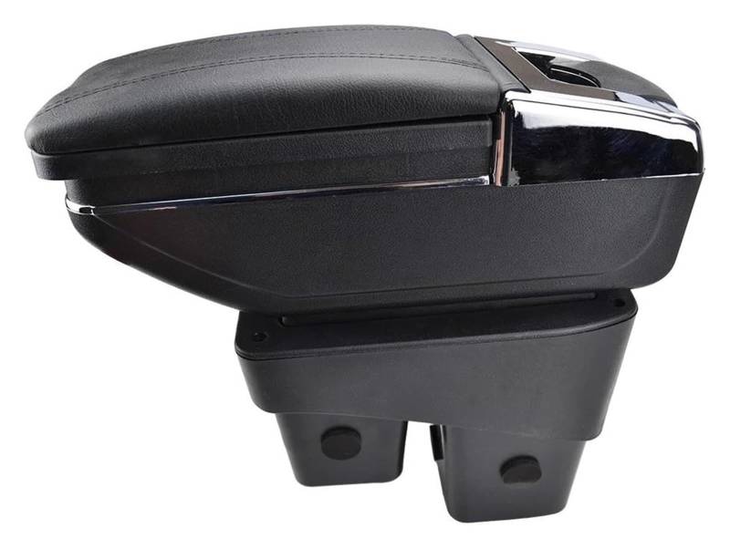 Mittelkonsole Für Fit Für Jazz 2014-2017 Drehbare Armlehne Für Rest Mittelkonsole Aufbewahrungsbox Mittelarmlehne Konsole(Black Thread) von CFUNMNVBVZ
