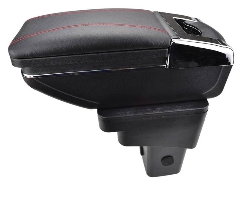 Mittelkonsole Für Hyundai Für Accent RB Für Solaris 2011-2016 Mittelkonsole Aufbewahrungsbox Armlehne Mittelarmlehne Konsole(Red Thread) von CFUNMNVBVZ