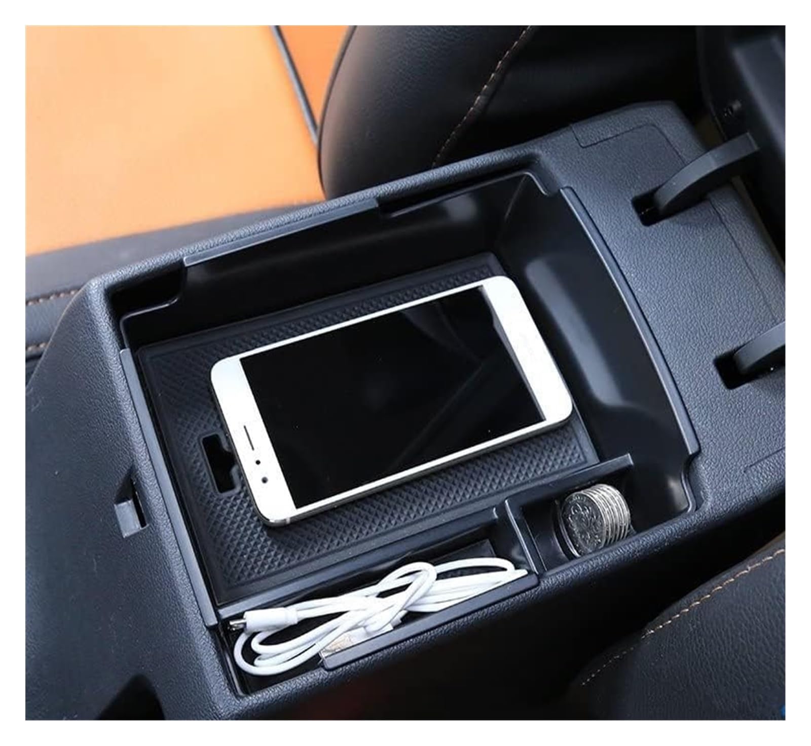 Mittelkonsole Für Hyundai Für Elantra 2016 2017 2018 Auto Mittelarmlehne Aufbewahrungsbox Fachhalter Zubehör Tablett Münzfach von CFUNMNVBVZ