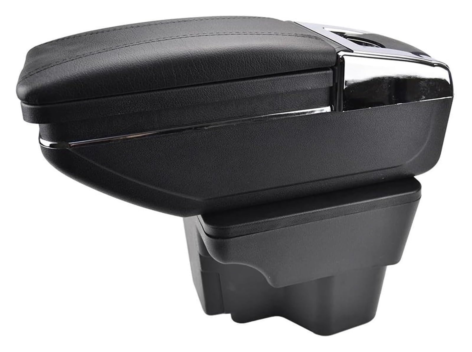 Mittelkonsole Für Kia Für Rio 3 Für Rio3 2012-2016 Center Center Console Storage Box Armlehne Drehbare Für Rest Center Arm Rest Console(Black Thread) von CFUNMNVBVZ