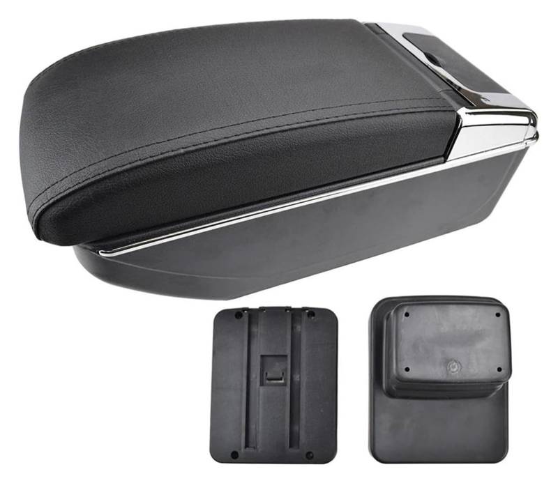 Mittelkonsole Für Mazda Für CX-3 CX3 CX 3 2015-2018 Auto Armlehne Dual Rest Getränkehalter Center Console Box Center Arm Rest Konsole(Black Thread) von CFUNMNVBVZ