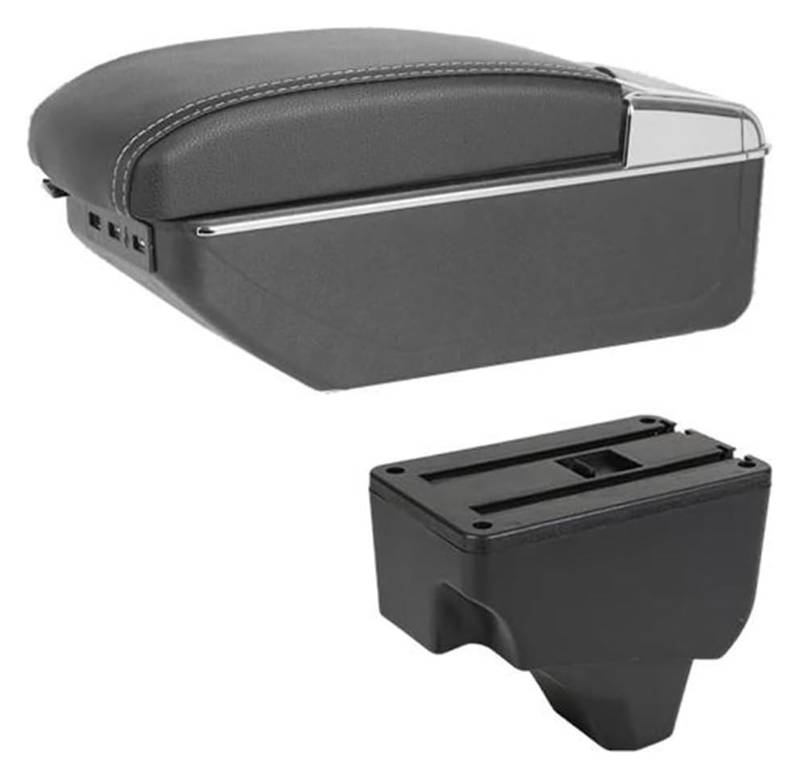 Mittelkonsole Für Suz&uki Für Jimny 2017-2023 Auto-Armlehnenbox Innenraum Autozubehör Aufbewahrungsbox Für Die Mittelkonsole(A-black white line) von CFUNMNVBVZ