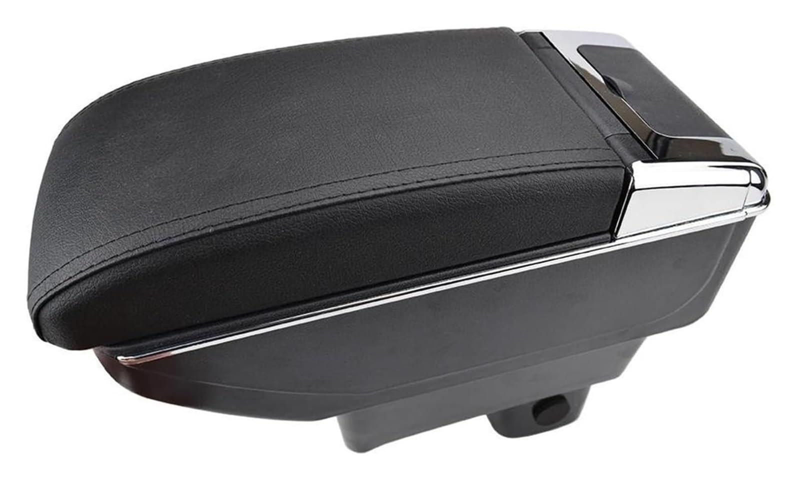 Mittelkonsole Für Suz&uki Für Swift 2005-2020 Aufbewahrungsbox Mittelkonsole Leder Dual Layer Armlehne Für Rest Tray Mittelarmlehne Konsole(Black Thread) von CFUNMNVBVZ