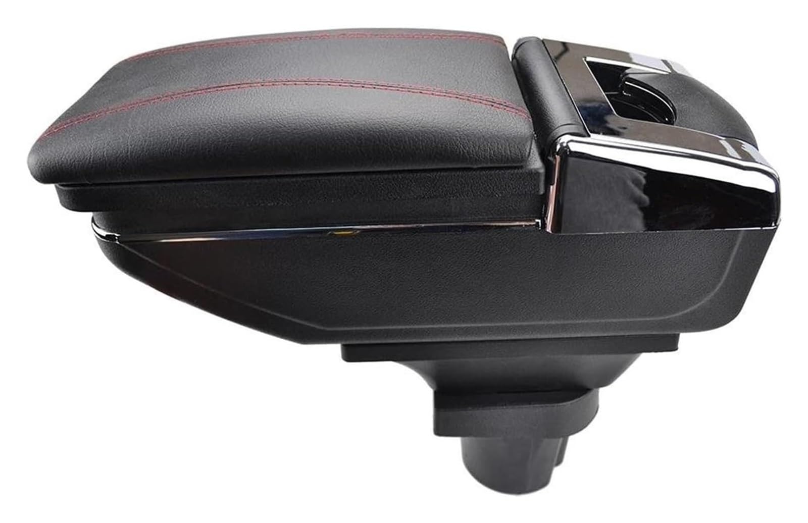 Mittelkonsole Für Suz&uki Für Swift 2005-2020 Center Center Console Storage Für Rest Drehbare Box Armlehne Center Arm Rest Console(Red Thread) von CFUNMNVBVZ