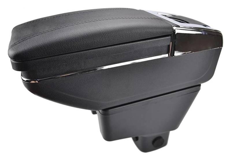 Mittelkonsole Für Suz&uki Sx4 2007-2013 Für Rest Center Center Console Storage Box Armlehne Drehbare Center Arm Rest Console(Black thread) von CFUNMNVBVZ