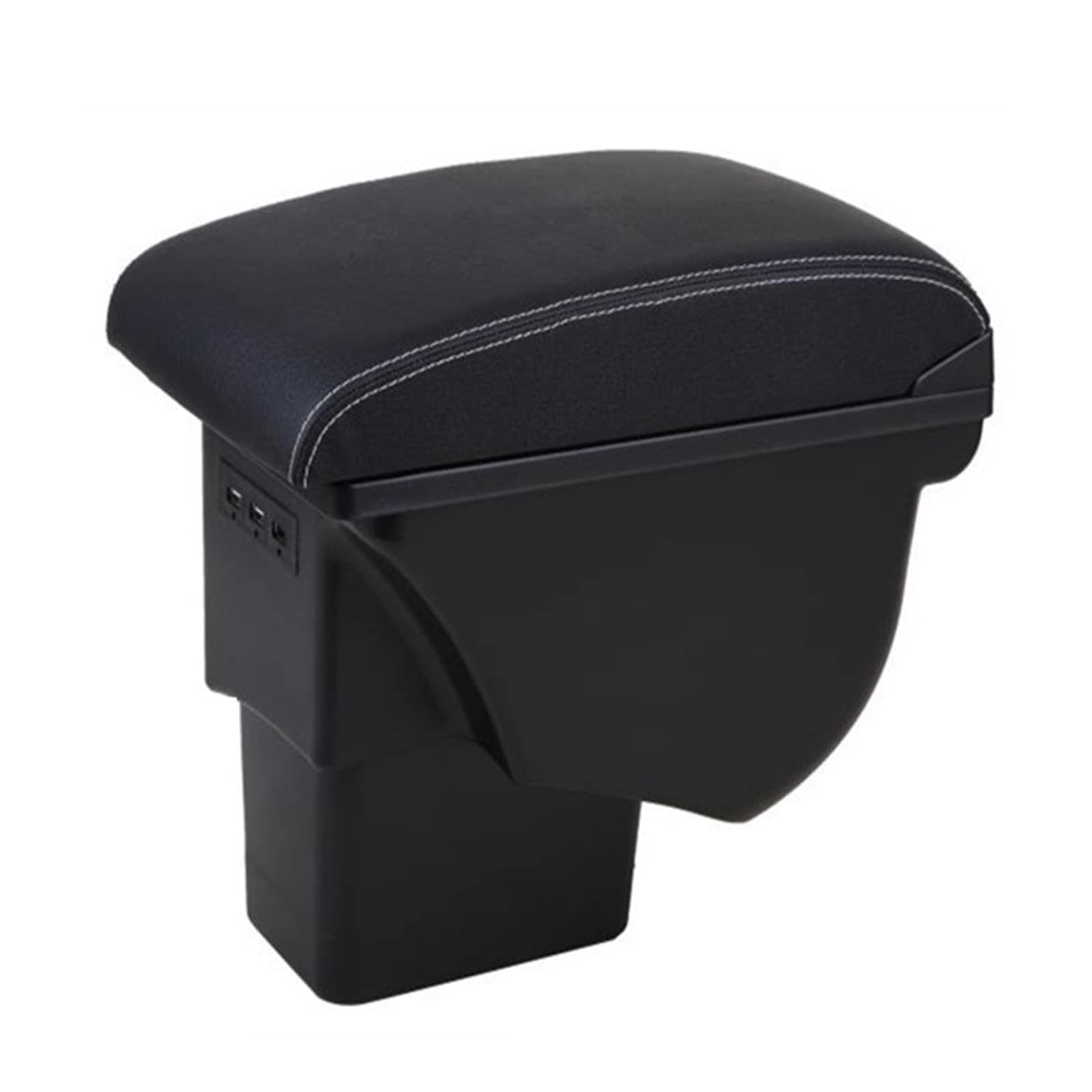 Mittelkonsole Kfz-Aufbewahrungsbox Barrier Aufbewahrungsbox Für Kia Für Soul 2006 2007 2008 2009 2010 2011 2012 2013 2014 2015 2016 2017(White line usb) von CFUNMNVBVZ