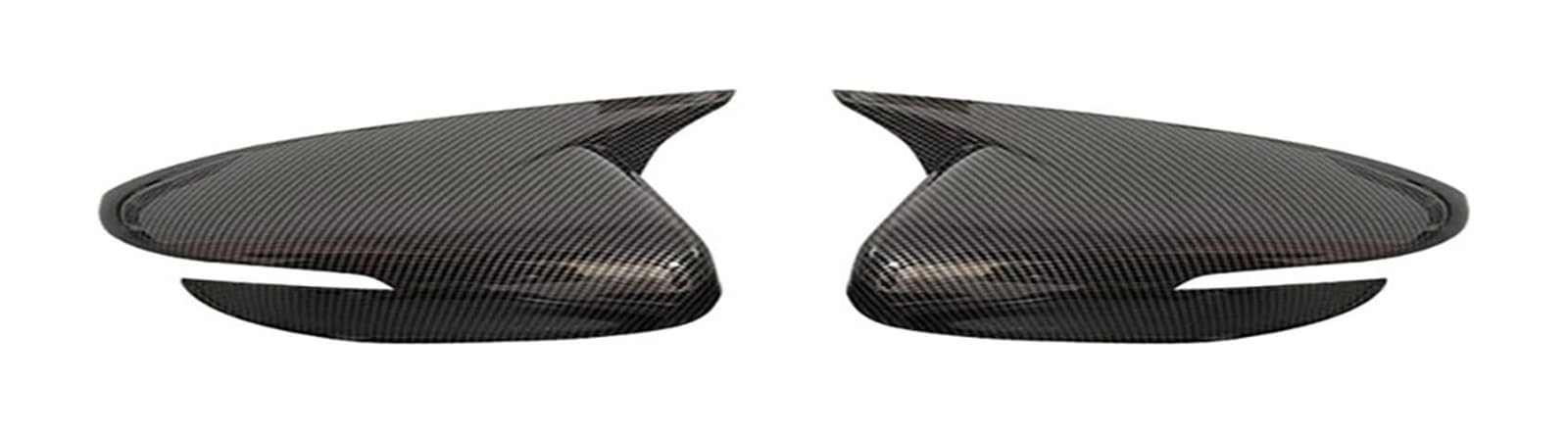 Spiegelkappen Gehäuse Für KIA K3 Für Cerato Für Forte Für Ceed 2 2013-2018 Autoseitenspiegelabdeckung Flügelkappe Außentür Rückansicht Gehäuseverkleidung(With Light Carbon) von CFUNMNVBVZ