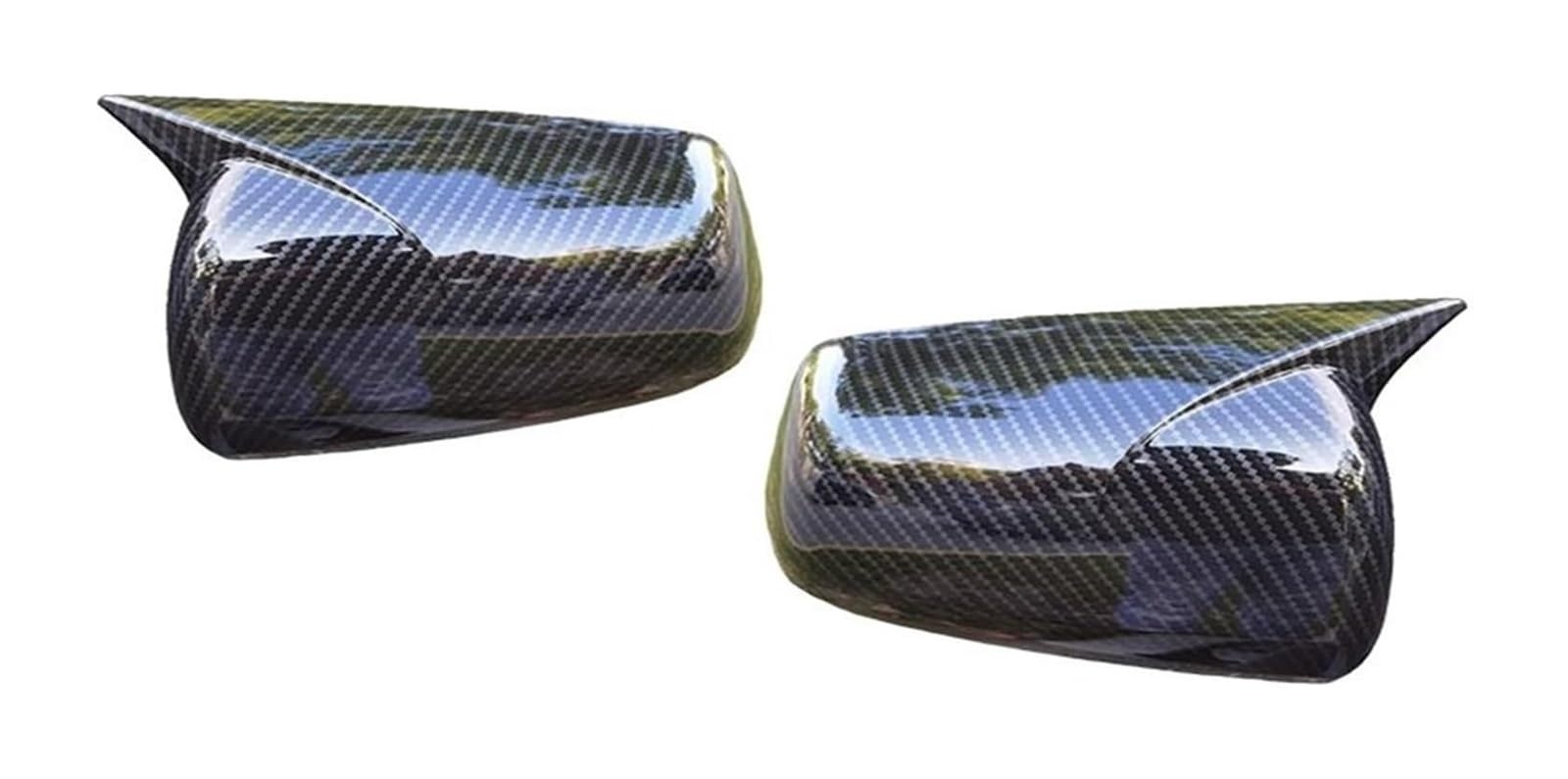 Spiegelkappen Gehäuse Für M&ITSUBISHI Für Lancer X 10 EX 2008-2016 SEITE TÜR FLÜGEL SPIEGEL ABDECKUNG AUFKLEBER TRIM Auto Rückansicht Kappe(Style A) von CFUNMNVBVZ