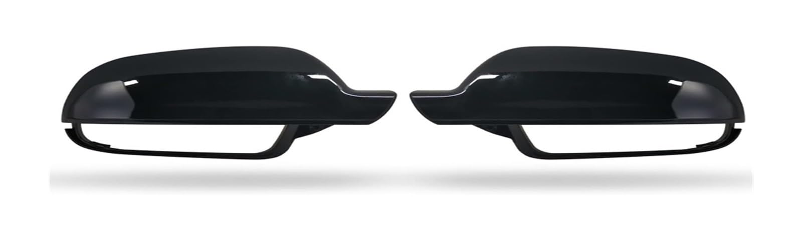 Spiegelkappen Gehäuse Für RS4 RS3 RS5 Carbon Aussehen Spiegel Abdeckung Rück Ersetzen Tür Rückansicht(Bright black) von CFUNMNVBVZ