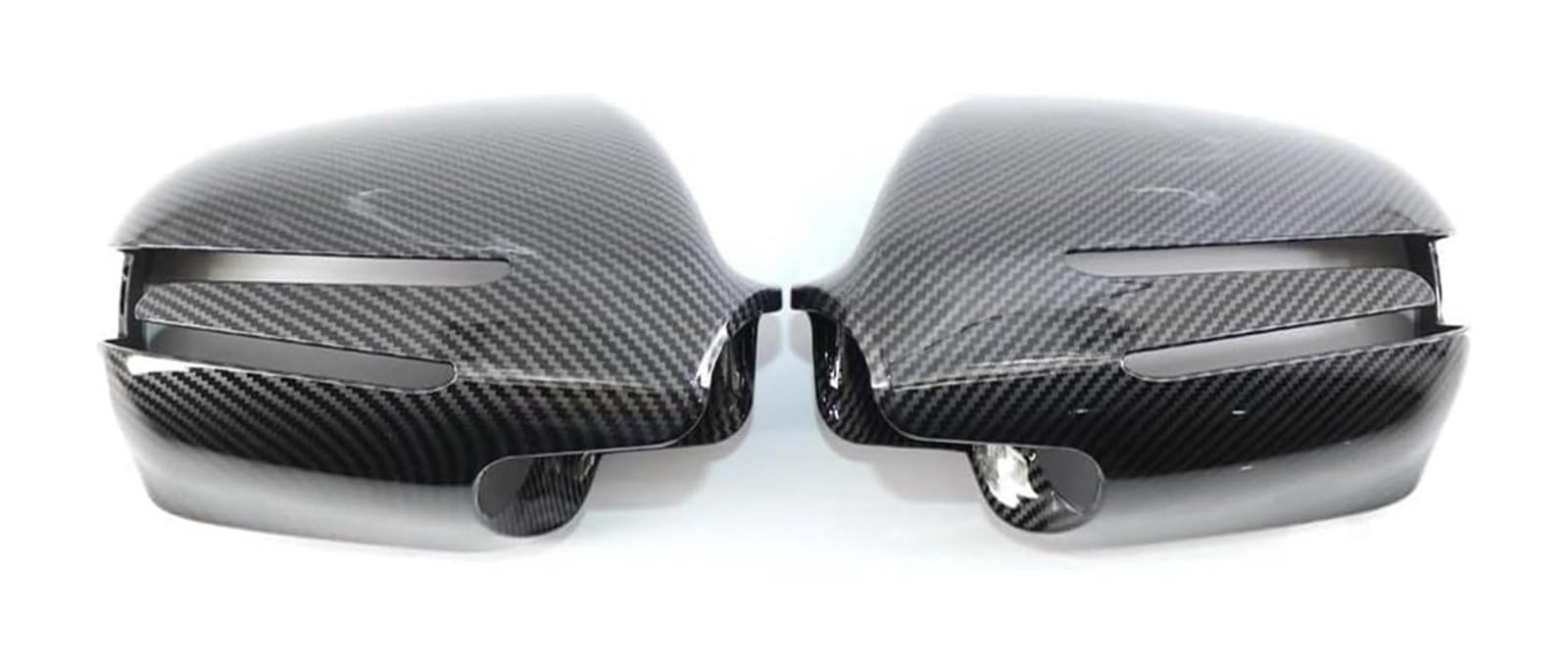 Spiegelkappen Gehäuse Für W207 W219 R230 R171 Für E-Coupe Für C&LS Für SL Für SLK-Klasse Rückspiegel-Abdeckkappen Linke Rechte Flügelseite Rückspiegel(Carbon Fiber look) von CFUNMNVBVZ
