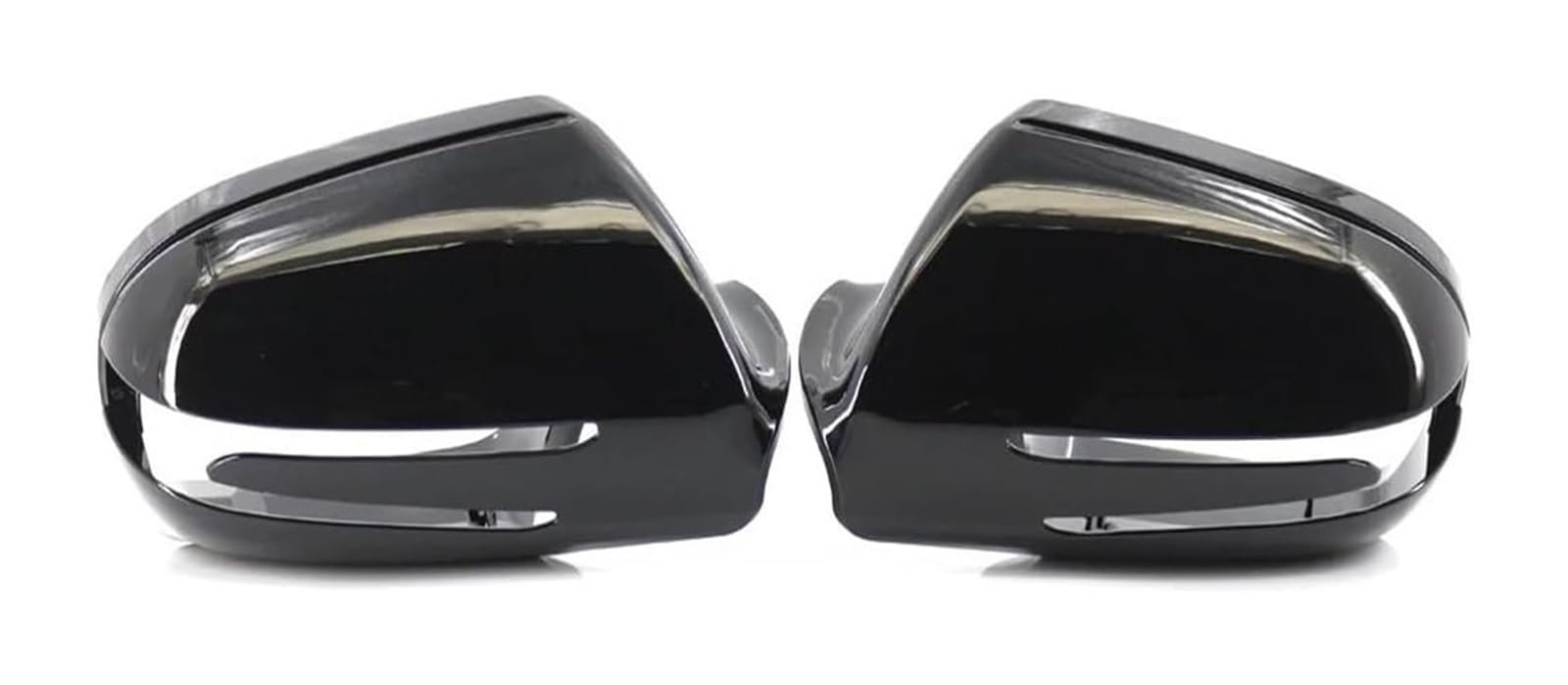 Spiegelkappen Gehäuse Für W207 W219 R230 R171 Für E-Coupe Für C&LS Für SL Für SLK-Klasse Rückspiegel-Abdeckkappen Linke Rechte Flügelseite Rückspiegel(Gloss black) von CFUNMNVBVZ