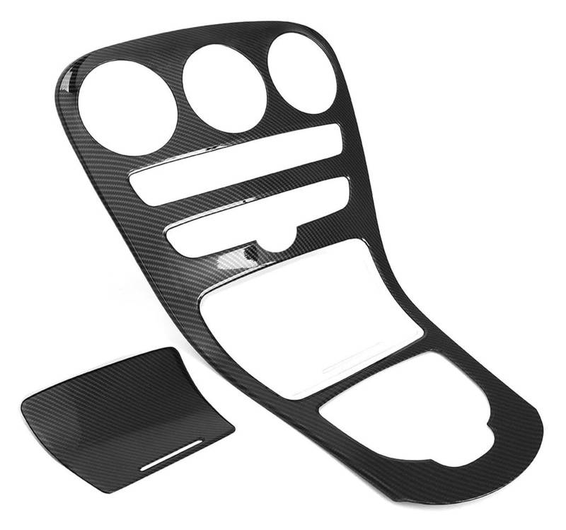 Zentrale Steuerung Panel Abdeckung Trim Für C-Klasse GLC W205 C180L C200L GLC260 2015-2018 Mittelkonsole Armaturenbrettverkleidung Mittelkonsolenverkleidung(Carbon With Clock) von CFUNMNVBVZ