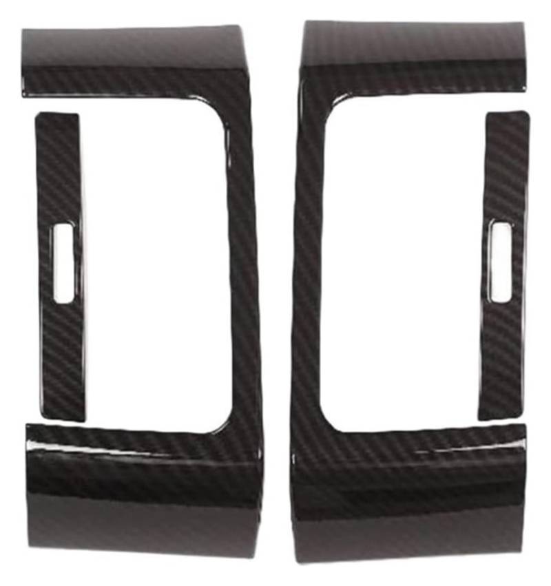 Zentrale Steuerung Panel Abdeckung Trim Für L&and R&over Für R&ange R&over Sport 2014-2018 Auto-Armaturenbrett Seitliche Luftauslassblende Rahmenverkleidung Schutzabdeckung(Carbon Fiber grain) von CFUNMNVBVZ