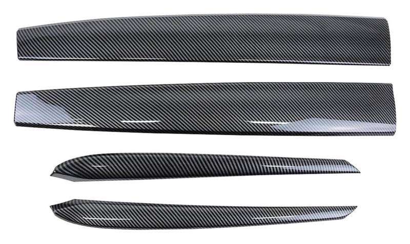 Zentrale Steuerung Panel Abdeckung Trim Für Modell Y/3 2019-2023 Auto Mittelkonsole Armaturenbrett Abdeckung Türverkleidung Streifen Dekoration Aufkleber(Gloss 4 Set) von CFUNMNVBVZ