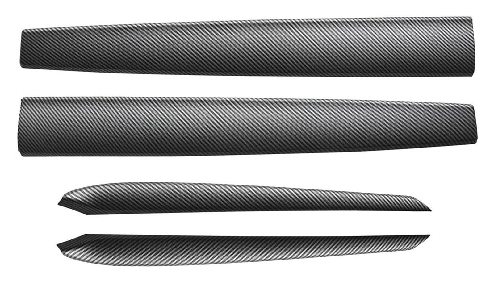 Zentrale Steuerung Panel Abdeckung Trim Für Modell Y/3 2019-2023 Auto Mittelkonsole Armaturenbrett Abdeckung Türverkleidung Streifen Dekoration Aufkleber(Matte 4 Set) von CFUNMNVBVZ