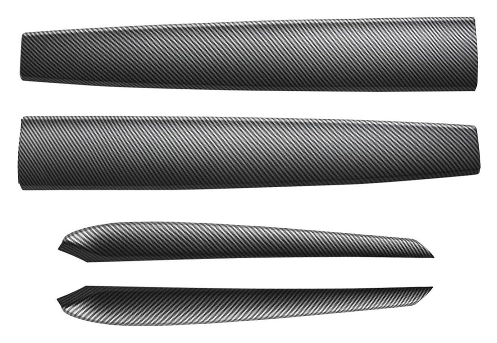 Zentrale Steuerung Panel Abdeckung Trim Für Modell Y/3 2019-2023 Auto Mittelkonsole Armaturenbrett Abdeckung Türverkleidung Streifen Dekoration Aufkleber(Matte 4 Set) von CFUNMNVBVZ
