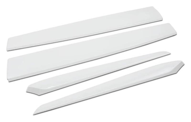 Zentrale Steuerung Panel Abdeckung Trim Für Modell Y/3 2019-2023 Auto Mittelkonsole Armaturenbrett Abdeckung Türverkleidung Streifen Dekoration Aufkleber(Matte White 4 Set) von CFUNMNVBVZ
